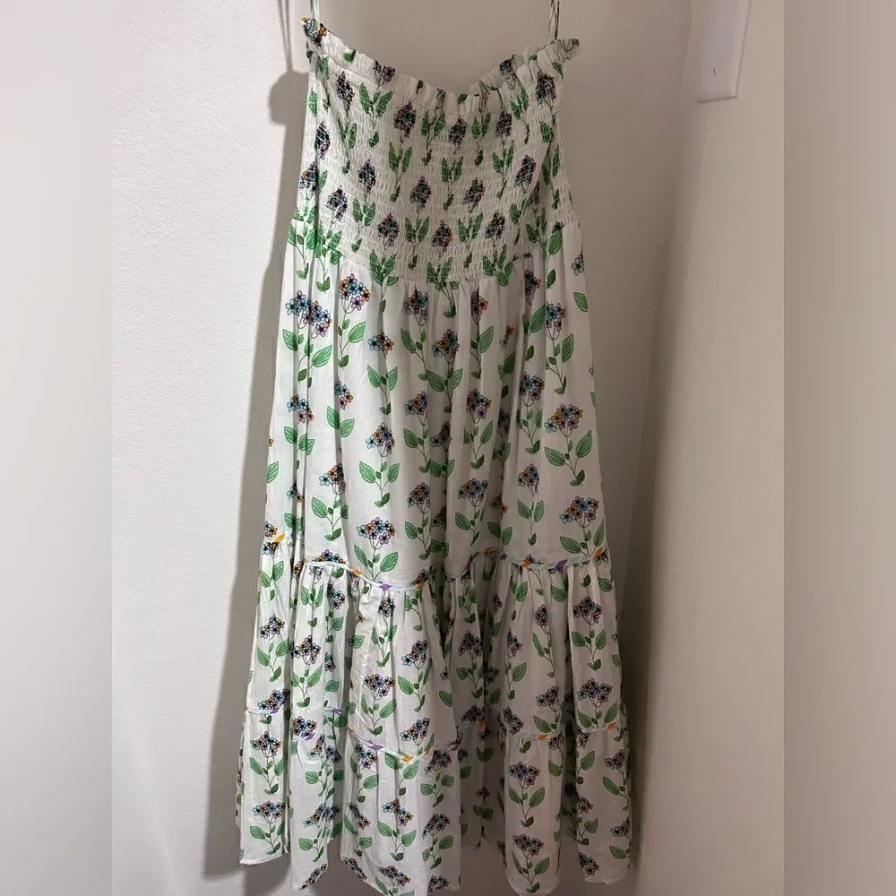 NEW With Tag Olivia James The Printed Cotton Izzy Skirt Or Strapless Dress